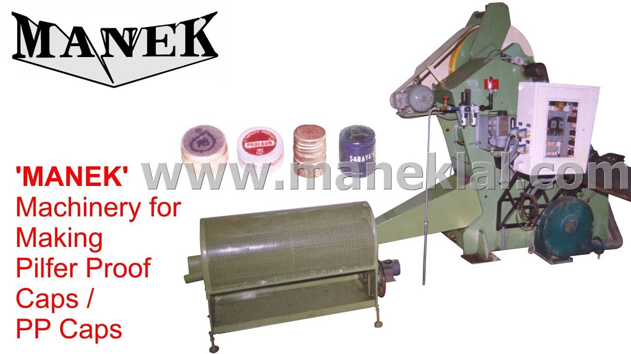 'MANEK' - Pilfer Proof PP Cap Making Machinery