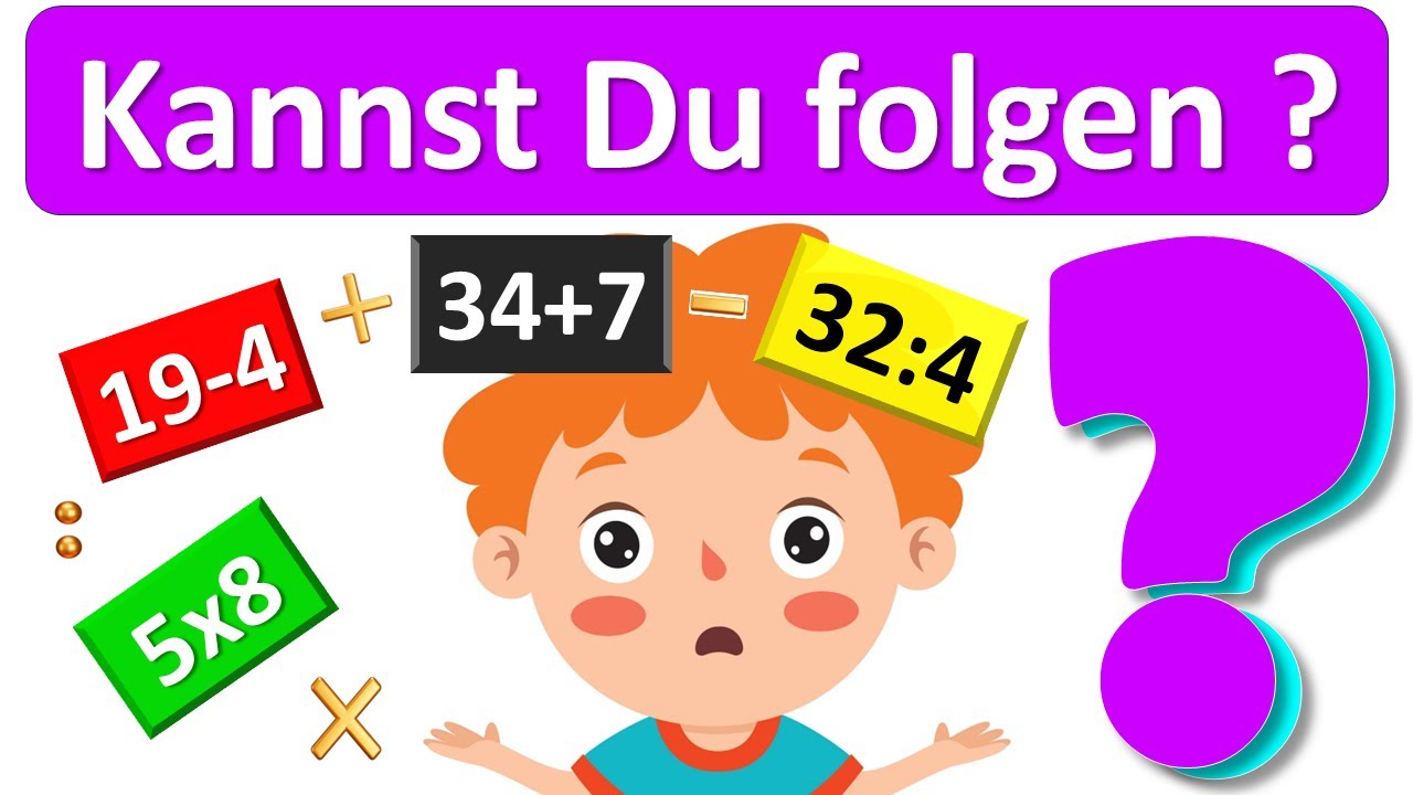 Fliegende Zahlen f&uuml;r leichtes Kopftraining. Leicht? Nur scheinbar! Kommst Du zum richtigen Ergebnis?