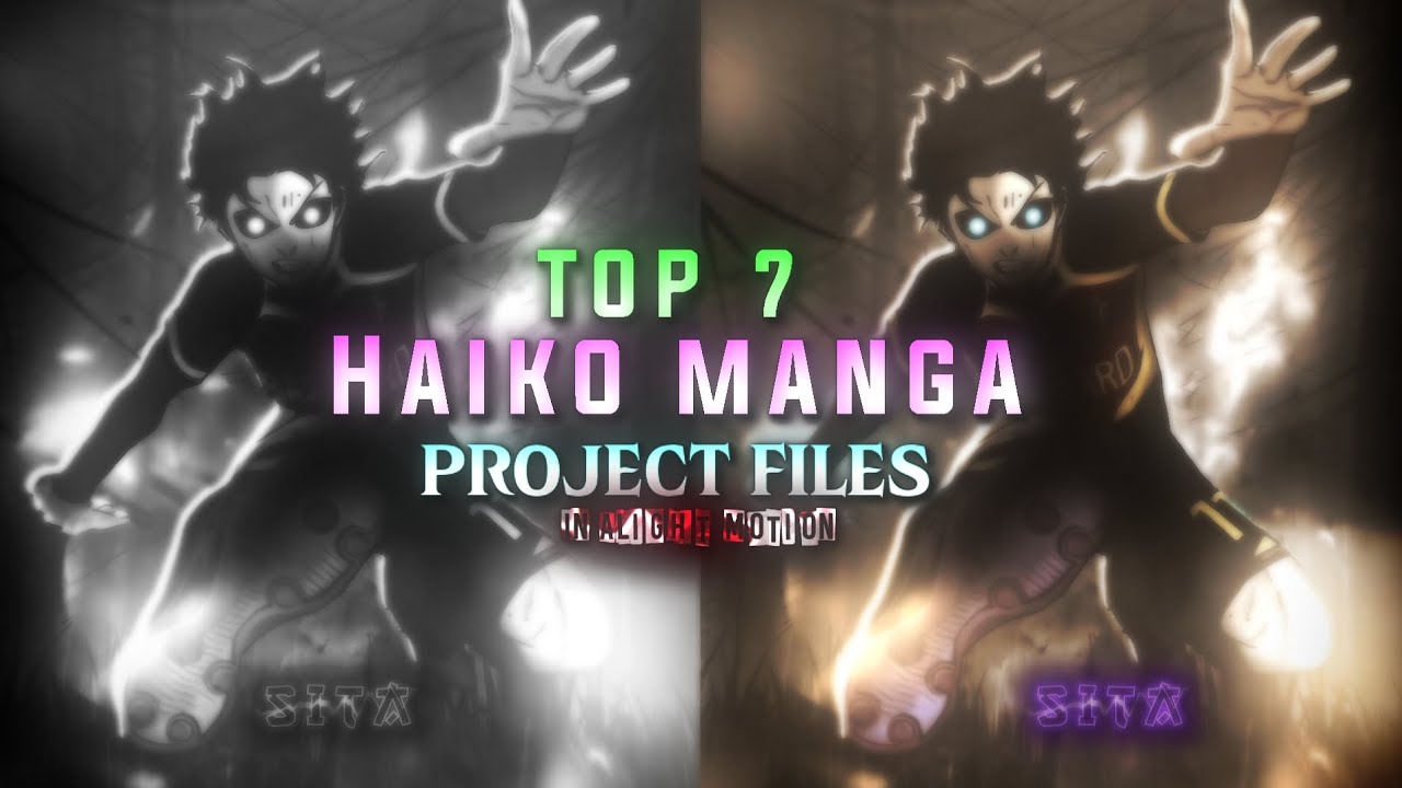 Top 7 Haiko manga edit Xml + Preset in alight motion🥵🔥| Haiko manga edit Xml
