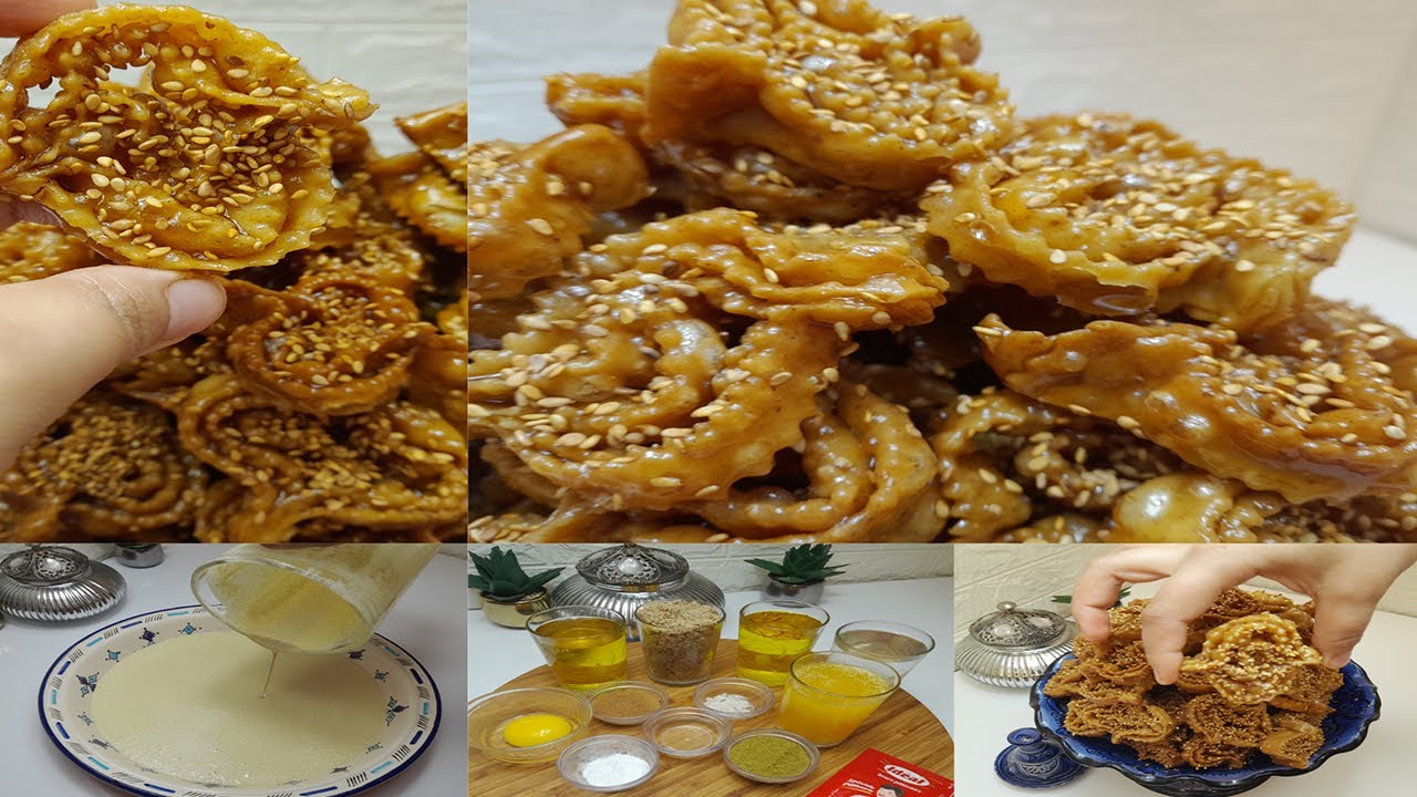 تحضيرات رمضان 🤲 شباكية هشيشة ومعلكة ✅️ساهلة وجديها بوحدك بلا عوين😱 في نص نهار كتحصلي على 6كغ
