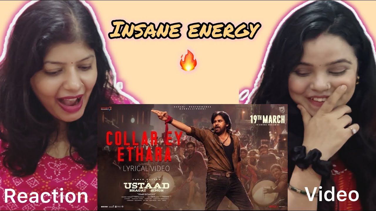 Collar Ey Etthara Song Reaction | Powerstar Pawan Kalyan | Ustaad Bhagat Singh | DSP | Ram Miriyala