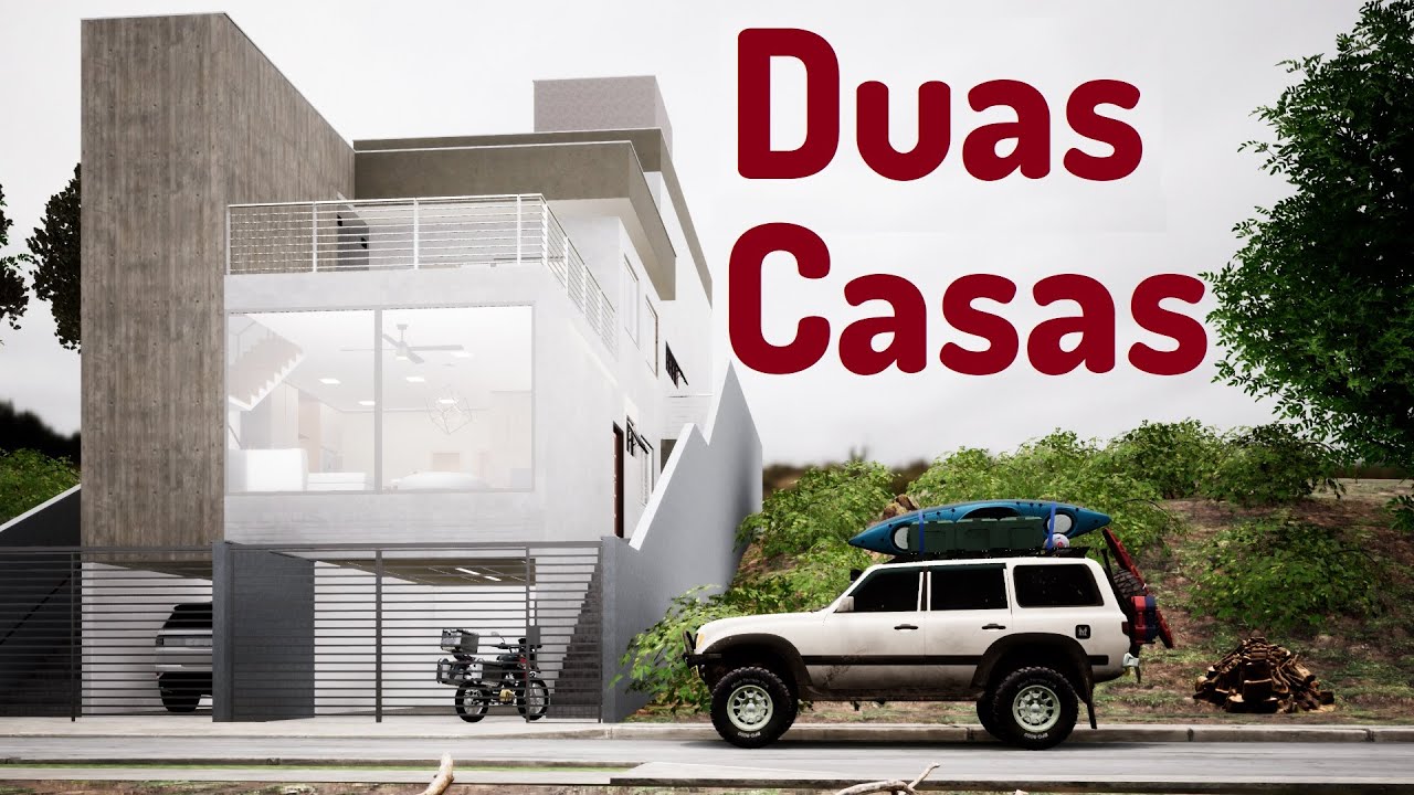 DUAS CASAS EM UM TERRENO DE 10 POR 30 METROS