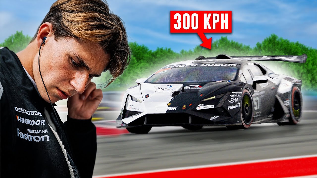 Моя первая гонка с Lamborghini... закончилась плохо!