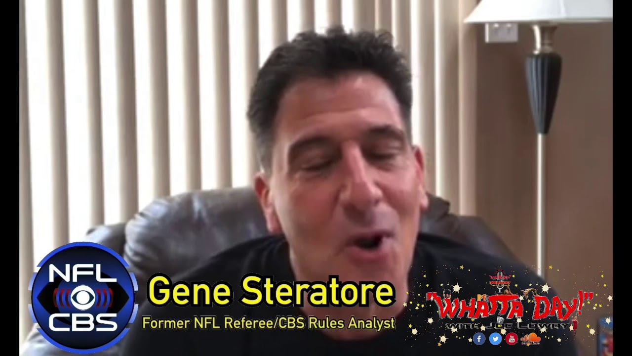 Even Former NFL Referee and CBS Rules Analyst Gene Steratore LIKES #WhattaDay!&trade;️👍👍👍 Thanks Gene!