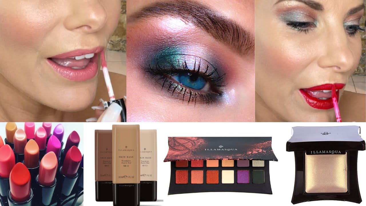 *BEST FOUNDATION EVER* ILLAMASQUA HAUL REVIEW SKINBASE BEYOND SWATCHES OMG HIGHLIGHTER GUCCI DUPE
