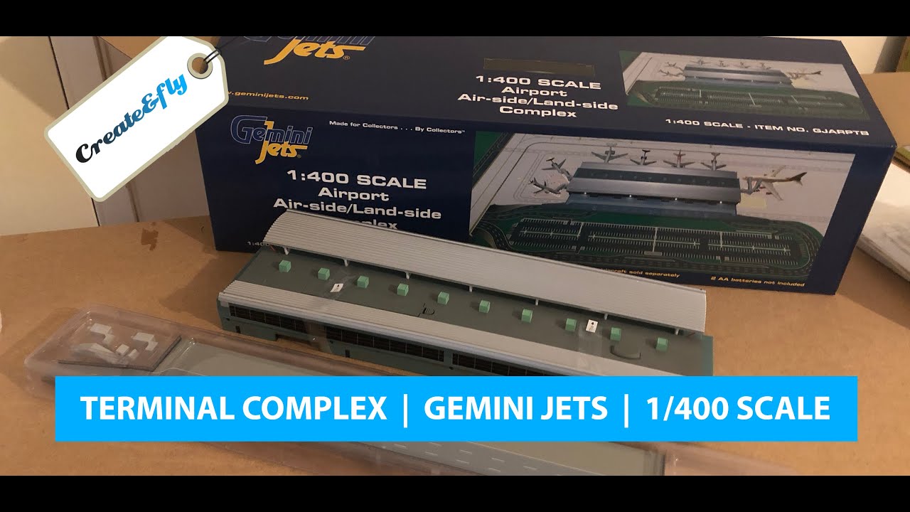 GEMINI JETS 1/400 AIRPORT TERMINAL 1st RELEASE UNBOXING. WHAT'S IN THE BOX?