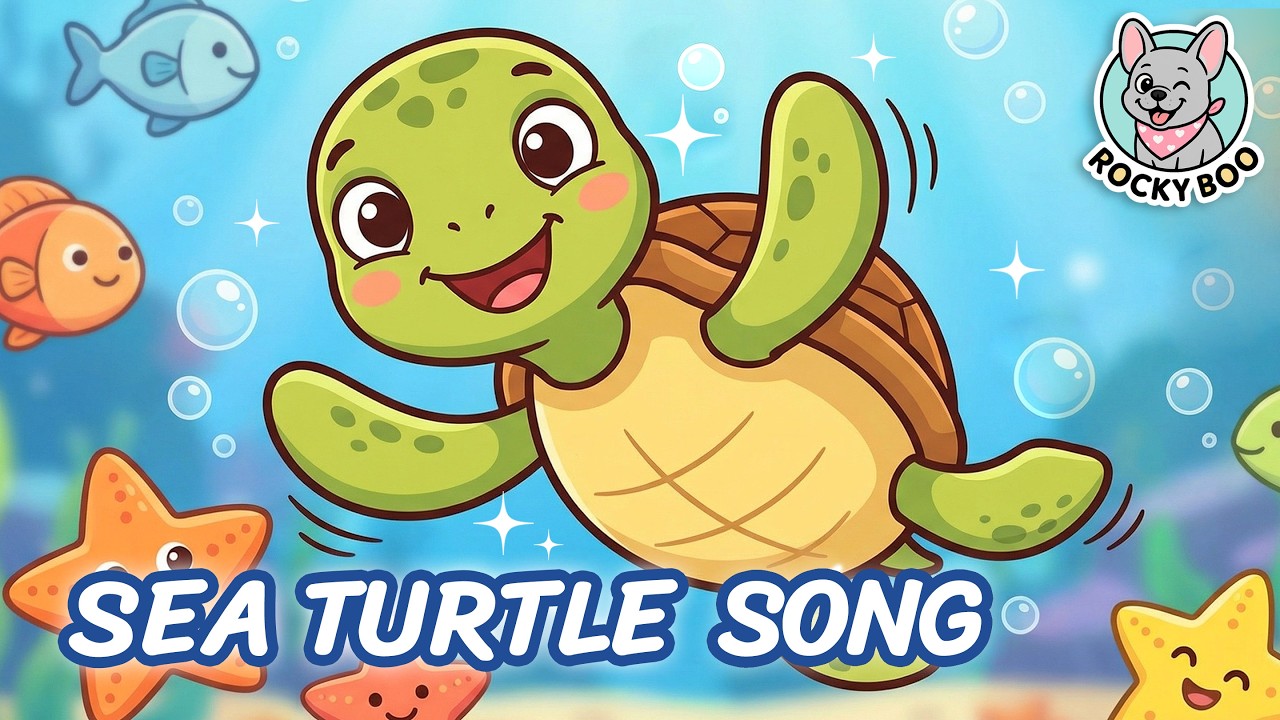 Sea Turtle Song for Kids 🐢 | Ocean Animal Song | Don’t Be Hurt
