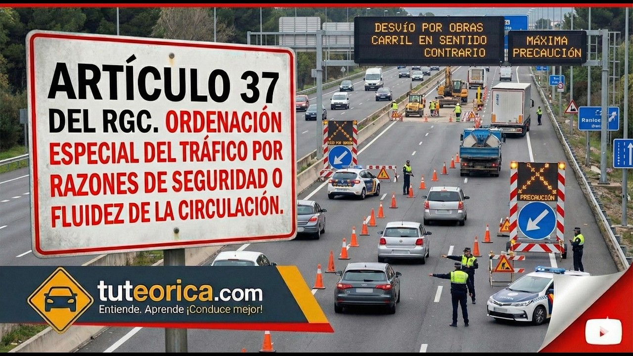 37- ¿TE PUEDEN OBLIGAR A IR EN DIRECCIÓN CONTRARIA? 🚗⚠️Ordenación especial del tráfico | RGC