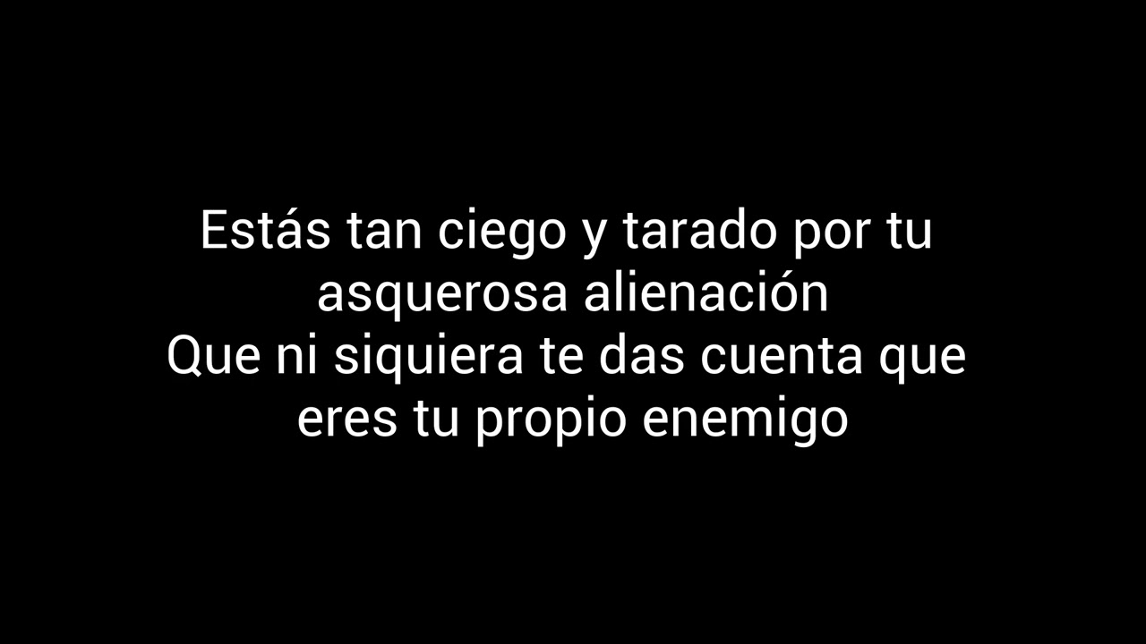 NARCOSIS - Represi&oacute;n (Letra)