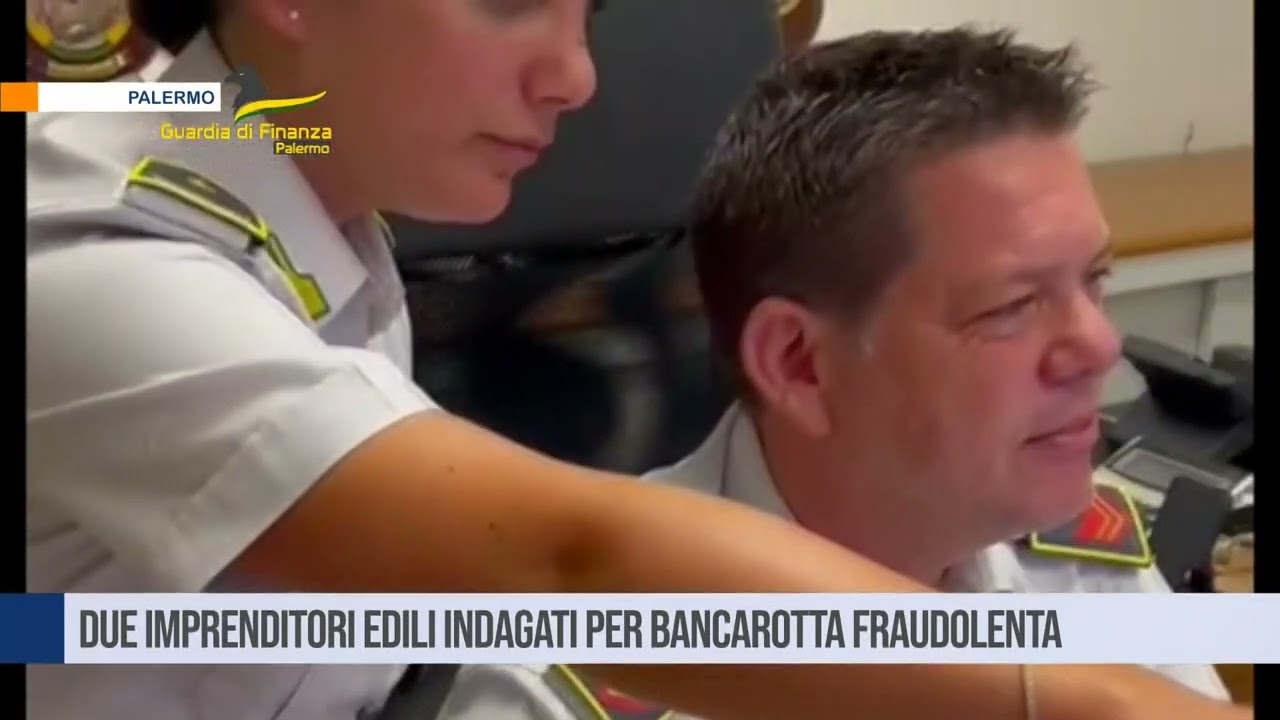 Palermo. Due imprenditori edili indagati per bancarotta fraudolenta