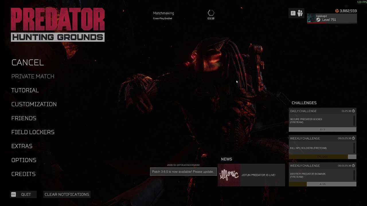 Predator Stream 16.02.26