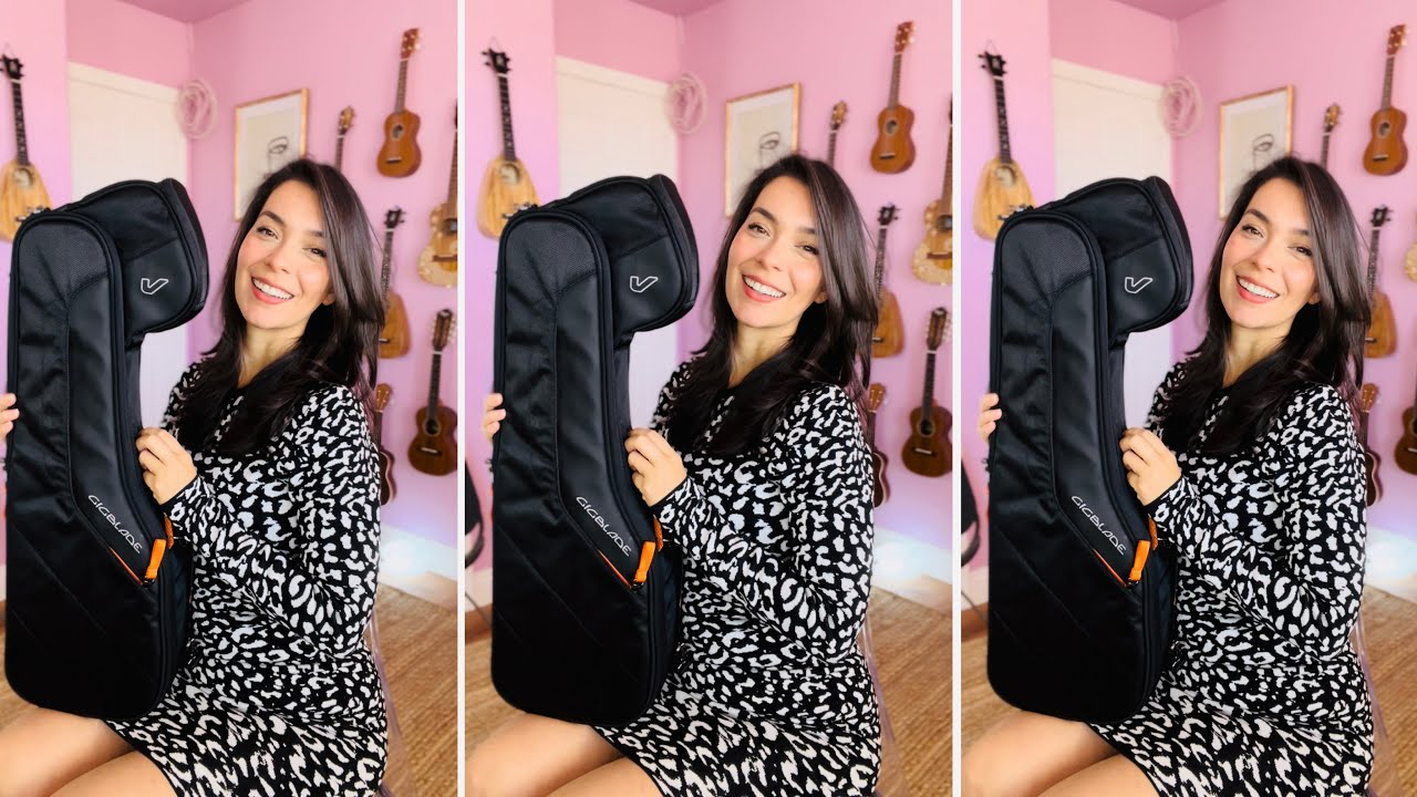 the CRAZIEST shape in a ukulele gig bag!