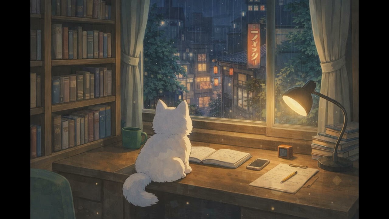 looking at the rain - Chill lofi (free use - no copy)
