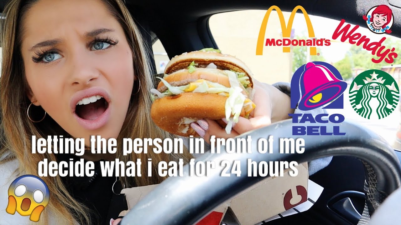 Letting the person in front of me decide what i eat for 24 hours...