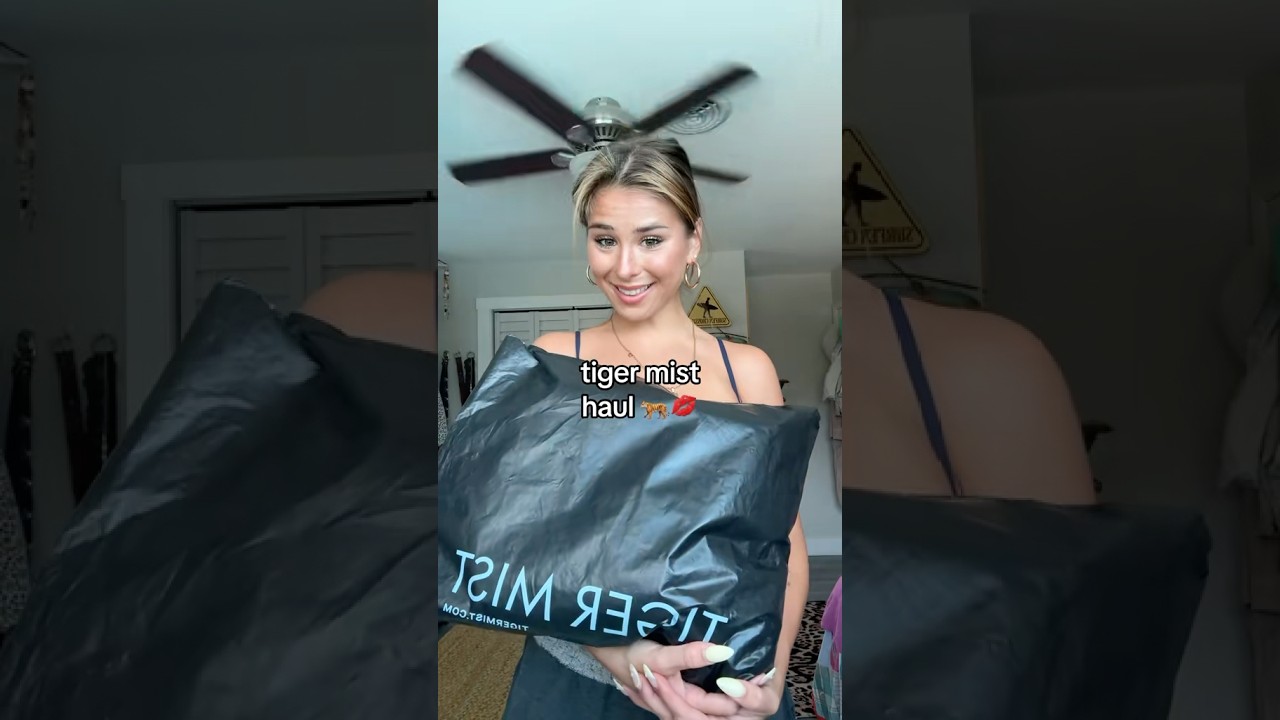 tiger mist haul✨🐅💋 #tigermist #tryonhaul #haul #y2k #fashion