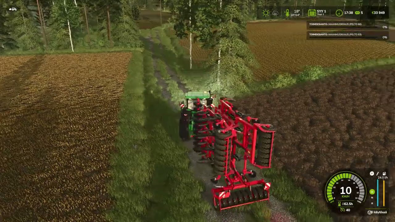 Naapurin isännät pyys muokkaus apua - Ahjärvi - Farming Simulator 25  J:5