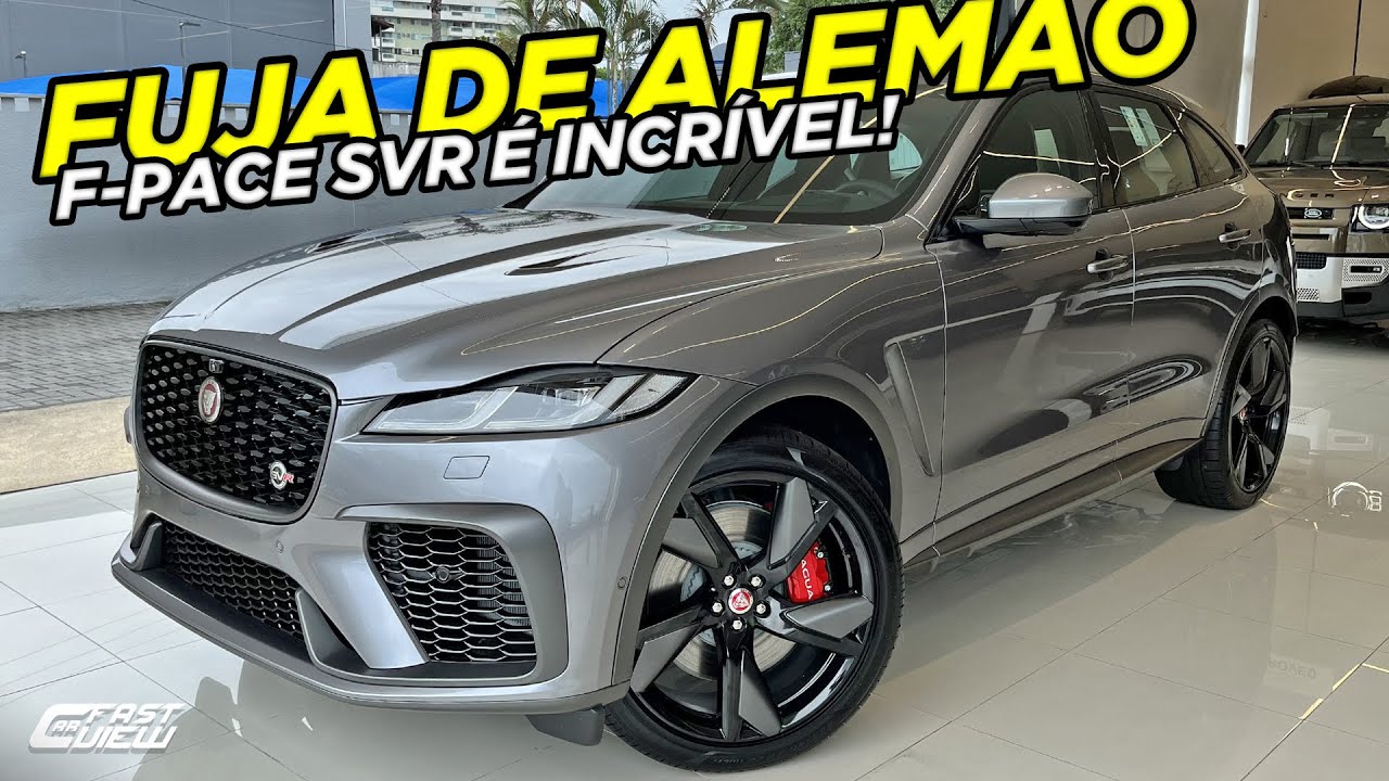 NOVO JAGUAR F-PACE SVR 2022 MELHOR SUV ESPORTIVO DE TIRAR O FÔLEGO COM MOTOR V8!