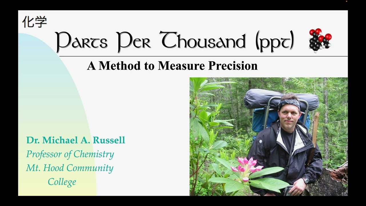 Parts Per Thousand (ppt)