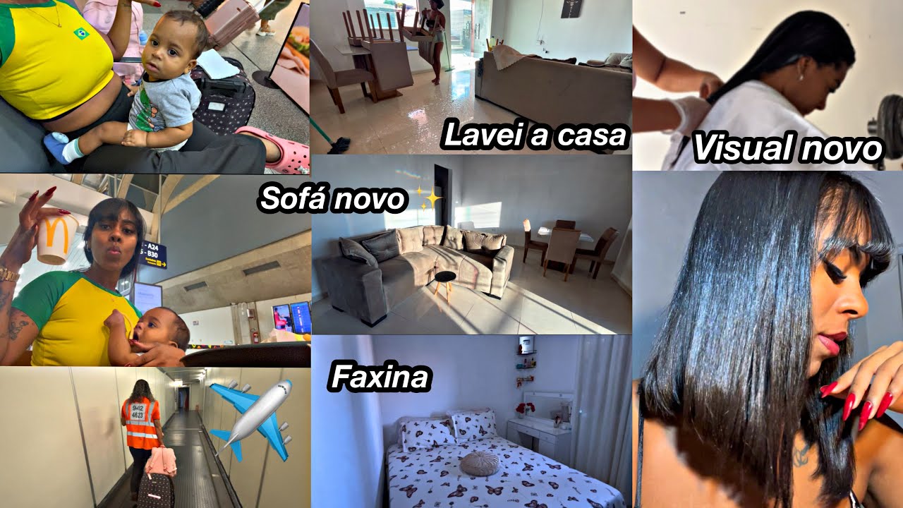 VOLTEI BAHIA| Cortei o cabelo Chanel, comprei um sofá + faxinei a casa toda