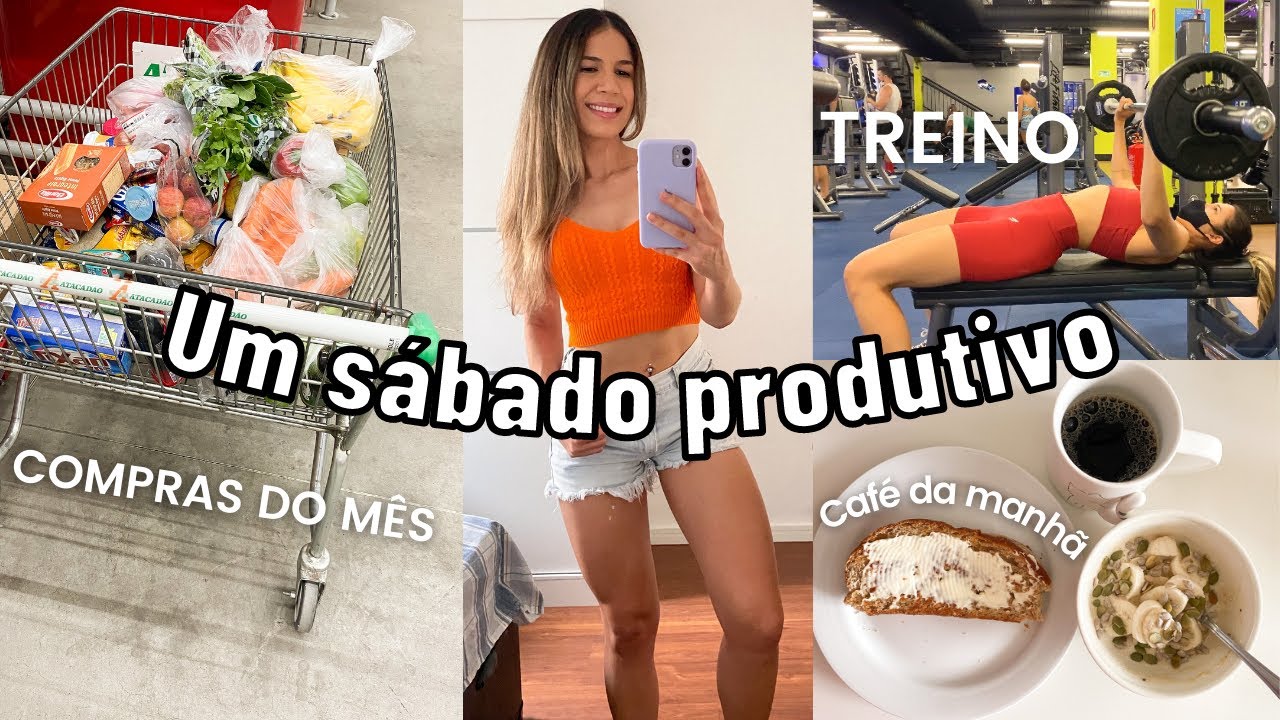 SÁBADO PRODUTIVO | Treino em casal, compra do mês + hortifruti da semana