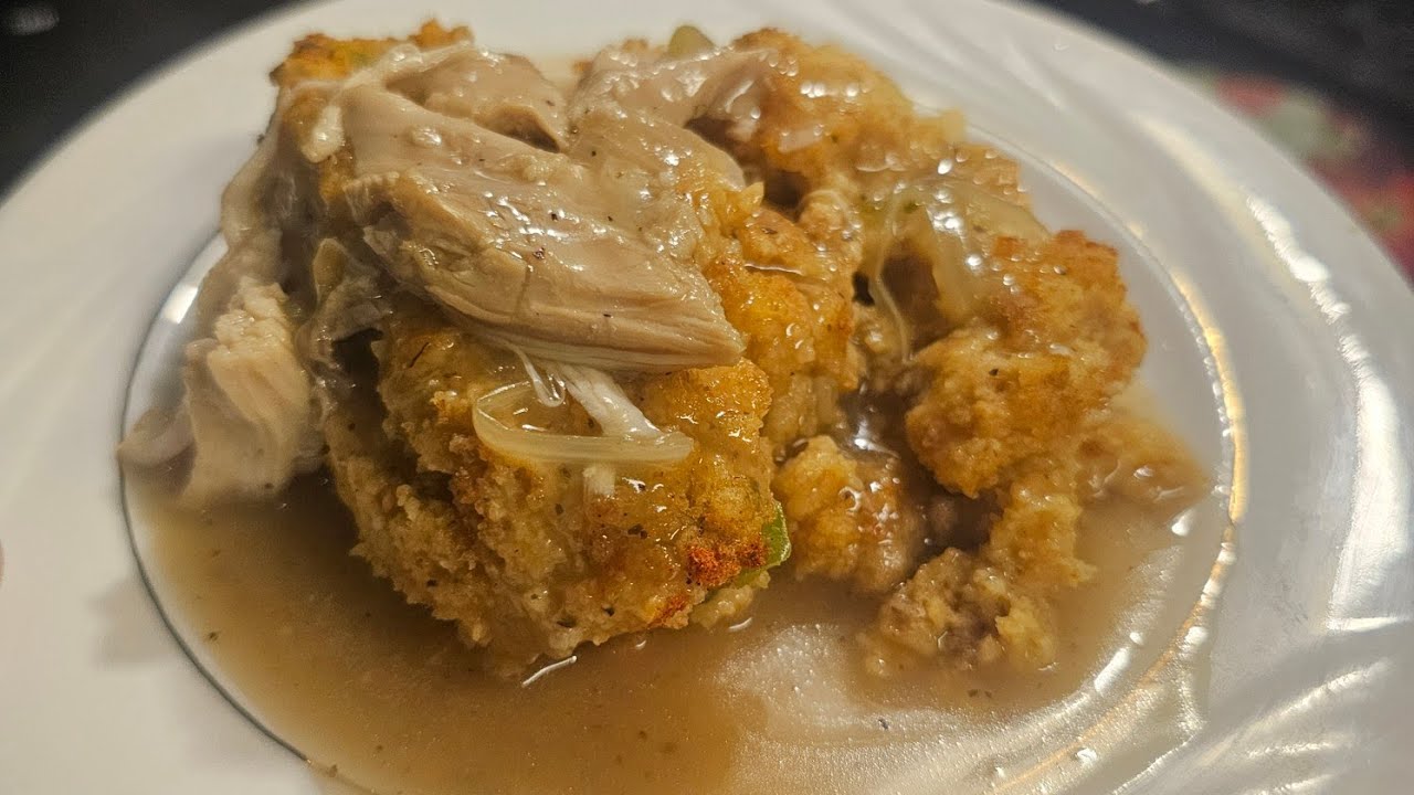 Cornbread Dressing With Gravy