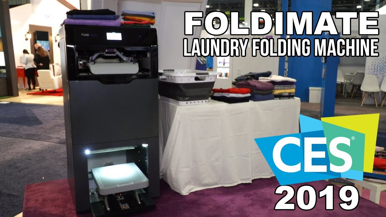 Машина для складывания белья FOLDIMATE на выставке CES 2019!