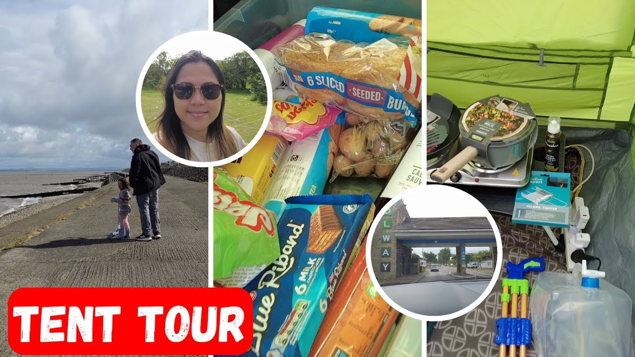 UK Family Camping | Tent Tour | Solway Holiday Park #camping