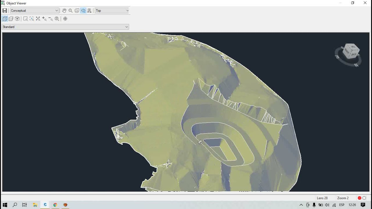 DISEÑO DE UNA MINA A TAJO ABIERTO EN CIVIL 3D
