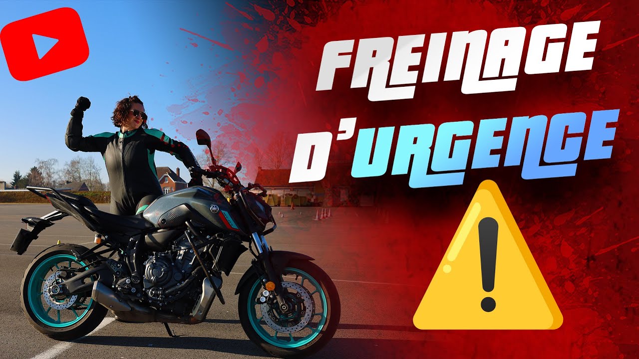 Ma&icirc;trisez le freinage d'urgence &agrave; moto : techniques de freinage indispensables