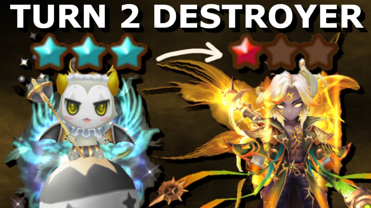 Destroying Turn 2 Players With Gemini & Cheongpung - Summoners War RTA