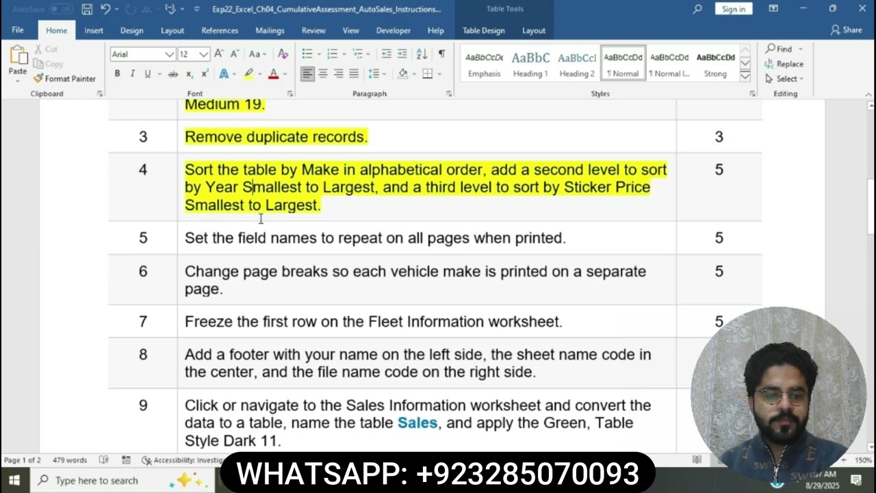 Exp25_Excel_Ch04_CumulativeAssessment_AutoSales | Excel Chapter 4 Cumulative Assessment Auto Sales