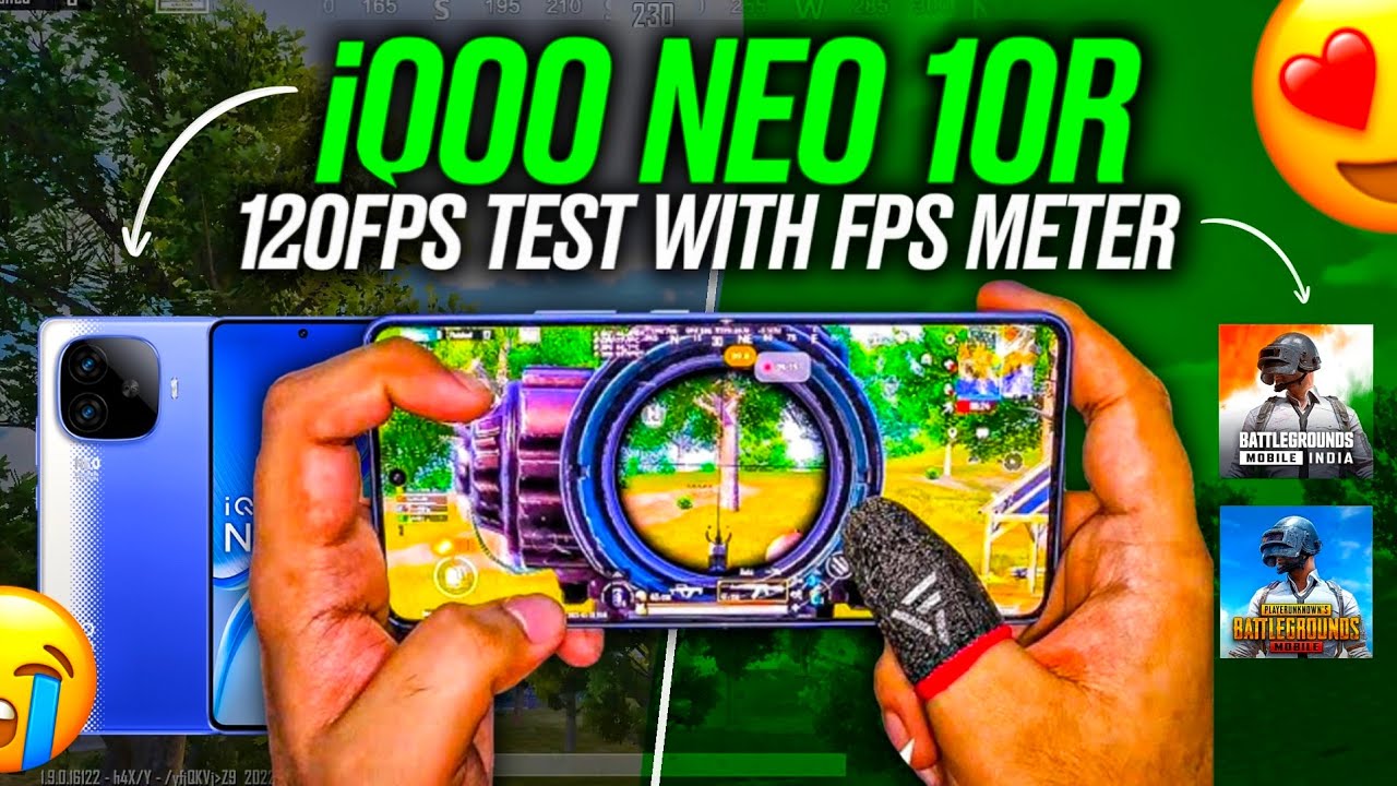 iQOO Neo 10R BGMI 120FPS Test 🔥 FPS Meter Gameplay | Best Gaming Phone Under ₹25K!
