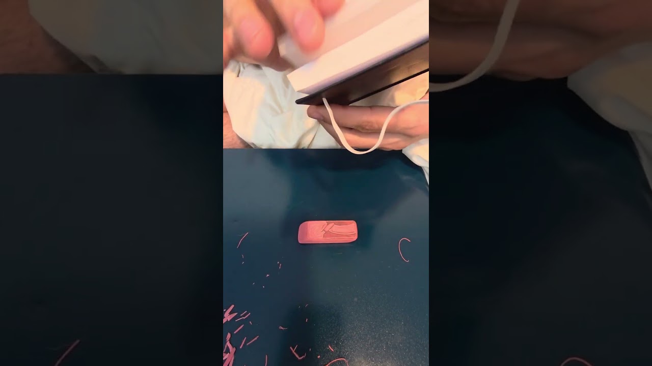 Small spicy eraser print making in real time