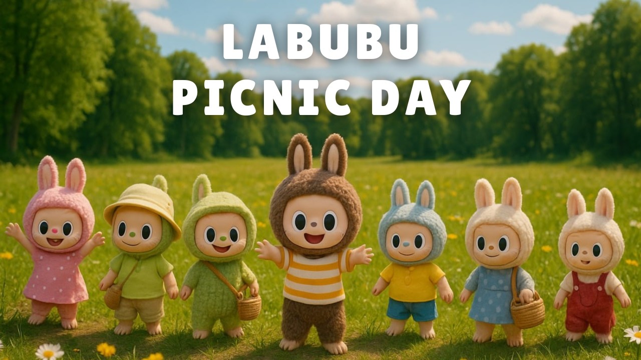 Labubu Picnic Day! 🌼 A Perfect Day with Friends