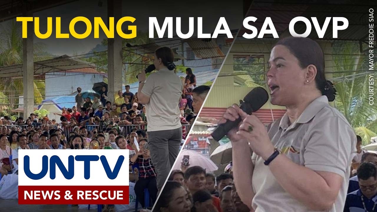VP Sara Duterte, nag-abot ng tulong sa Iligan City