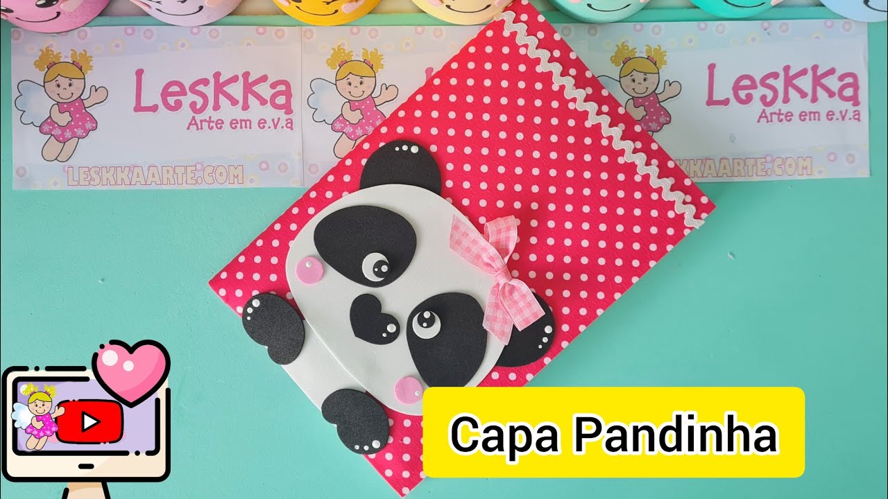 DIY - CAPA DE CADERNO OU DE CADERNETA DE VACINA PANDINHA
