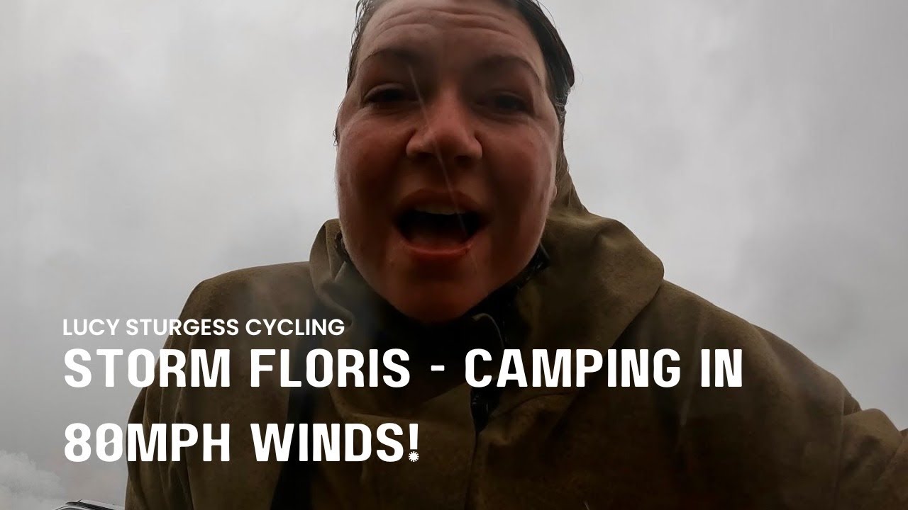 Camping Through Storm Floris in 80mph winds! | Outer Hebrides Solo Bike Adventure