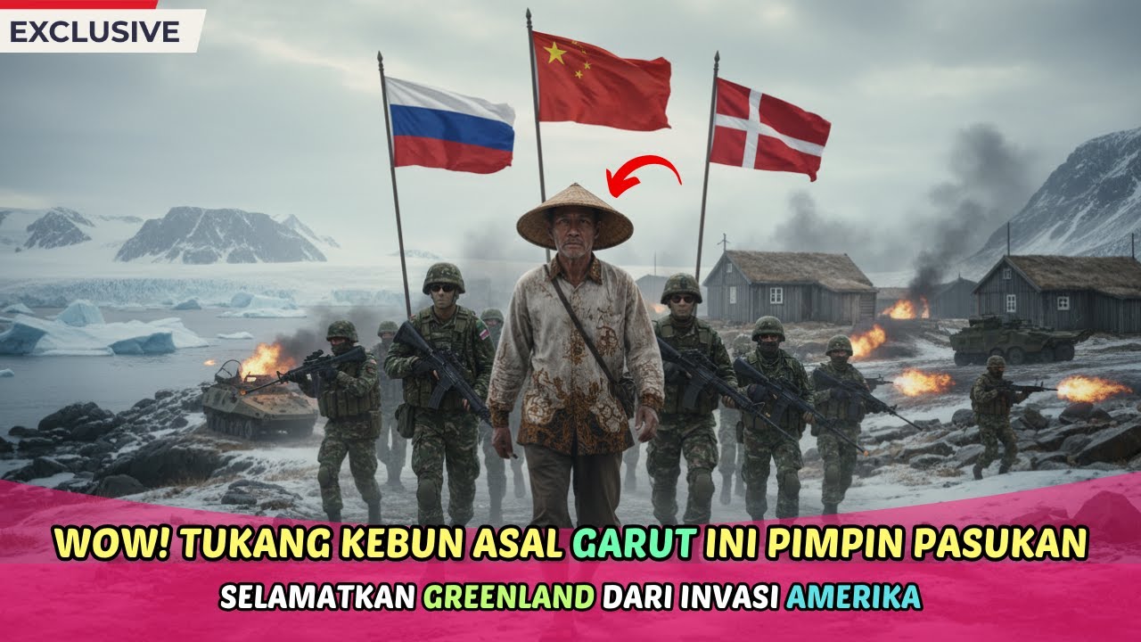 HEROIK‼️TUKANG KEBUN ASAL GARUT INI LINDUNGI GREENLAND DARI INVASI AMERIKA