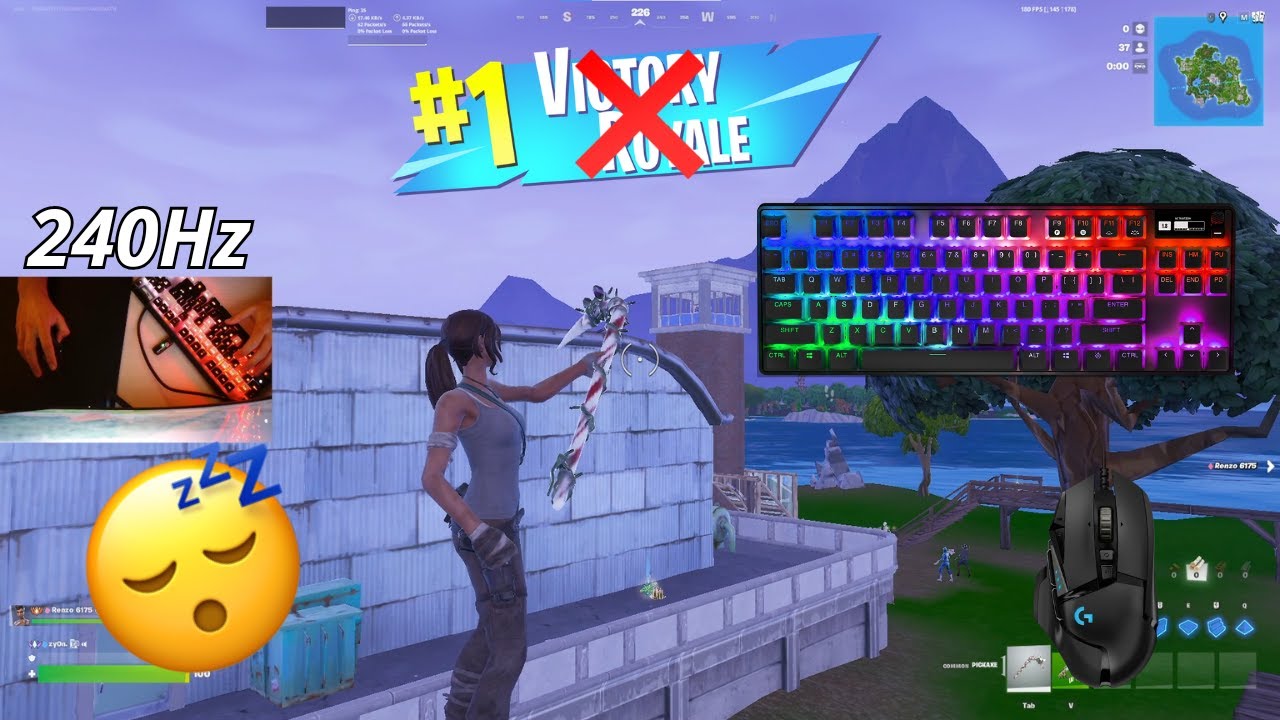 SteelSeries Apex Pro TKL ASMR 🤩 Fortnite Ranked Reload 🏆 Satisfying Keyboard Fortnite