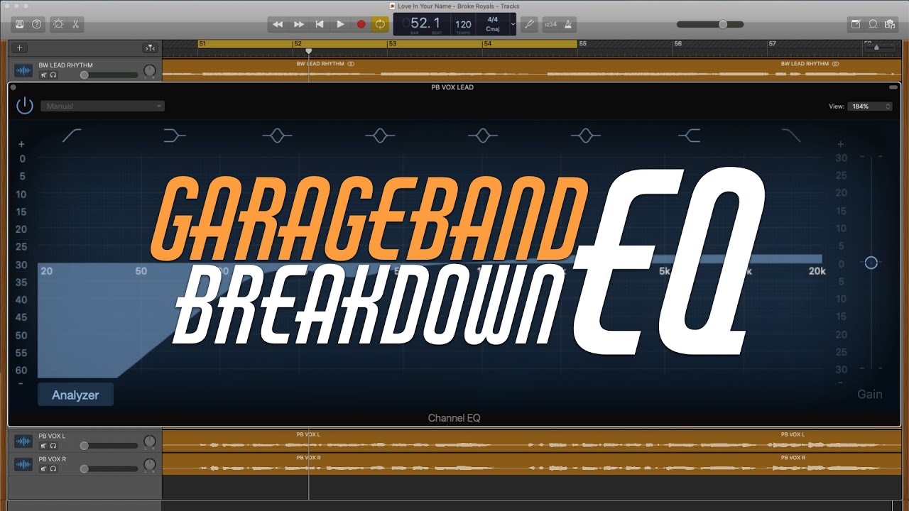 Учебное пособие по GarageBand: Что такое эквалайзер? | 5-минутный урок по GarageBand