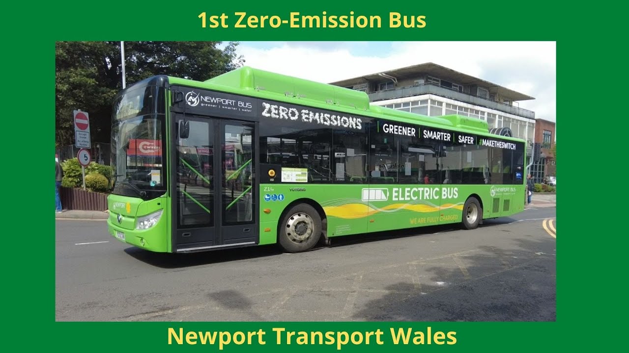 Newport Transport Wales Zero-Emission Bus on route 29 to Cwmbran via the Brand-New Grange University