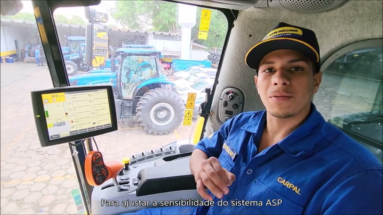 Como Abrir e Fechar o Eliminador de Pedras - New Holland CR