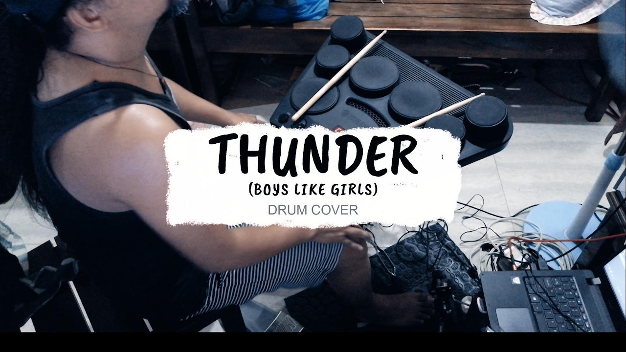 THUNDER by BOYS LIKE GIRLS (DRUM COVER)YAMAHA DD75