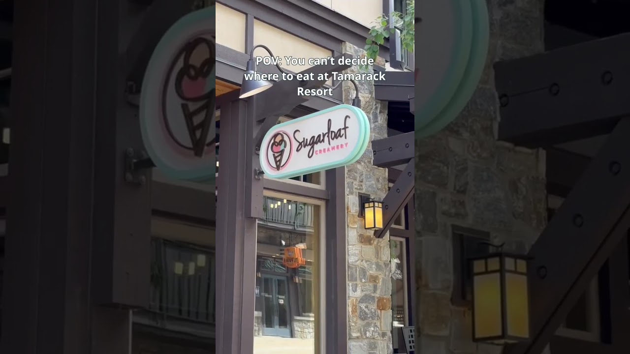 POV: You can't decide where to eat at Tamarack Resort in Idaho