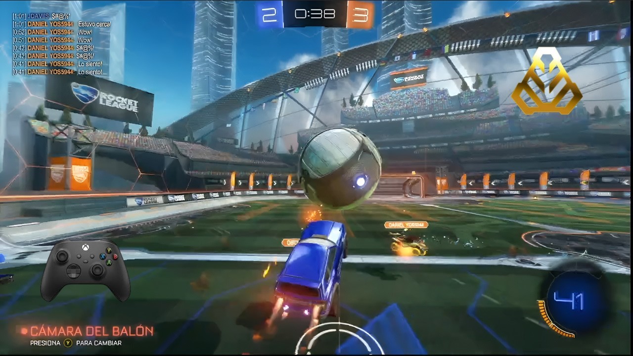 Rocket League 3vs3 | Fennec Oro 3 | Gameplay