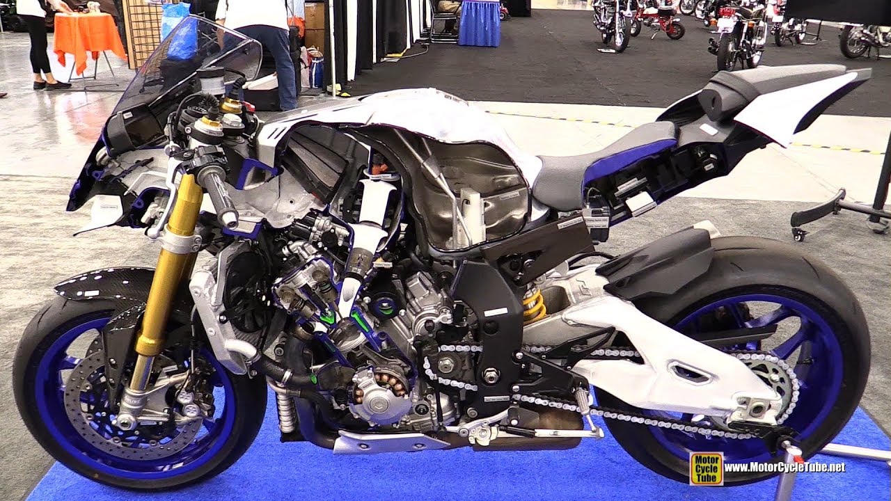 2019 Yamaha R1M - Engine, Body and Systems Cut-off display - Walkaround - 2018 AIMExpo Las Vegas