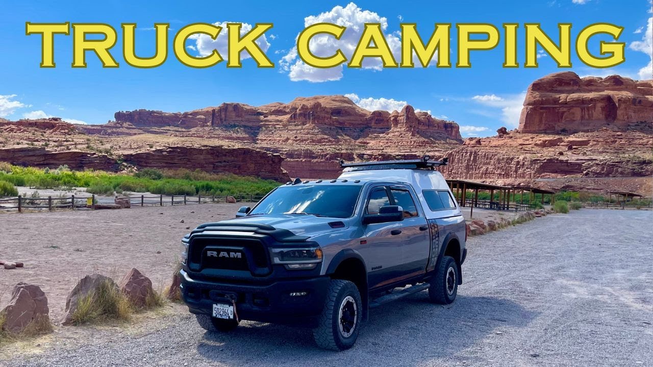 Truck Camping In MOAB UTAH | SAND FLATS ROAD Drive