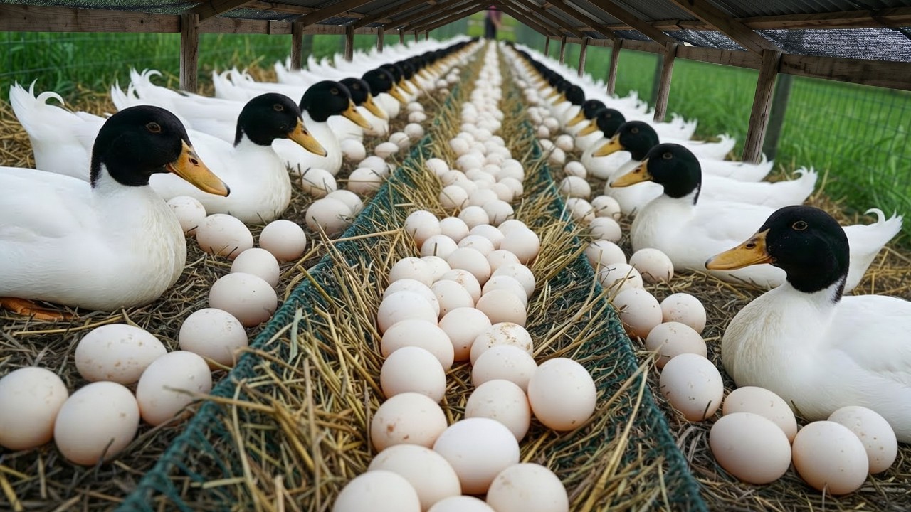 Duck Farming Life | Free Range Ducks, Eggs, Meat & Relaxing Farm Routine