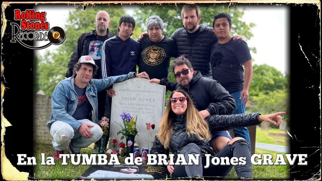 En la TUMBA de BRIAN Jones GRAVE / The Rolling Stones