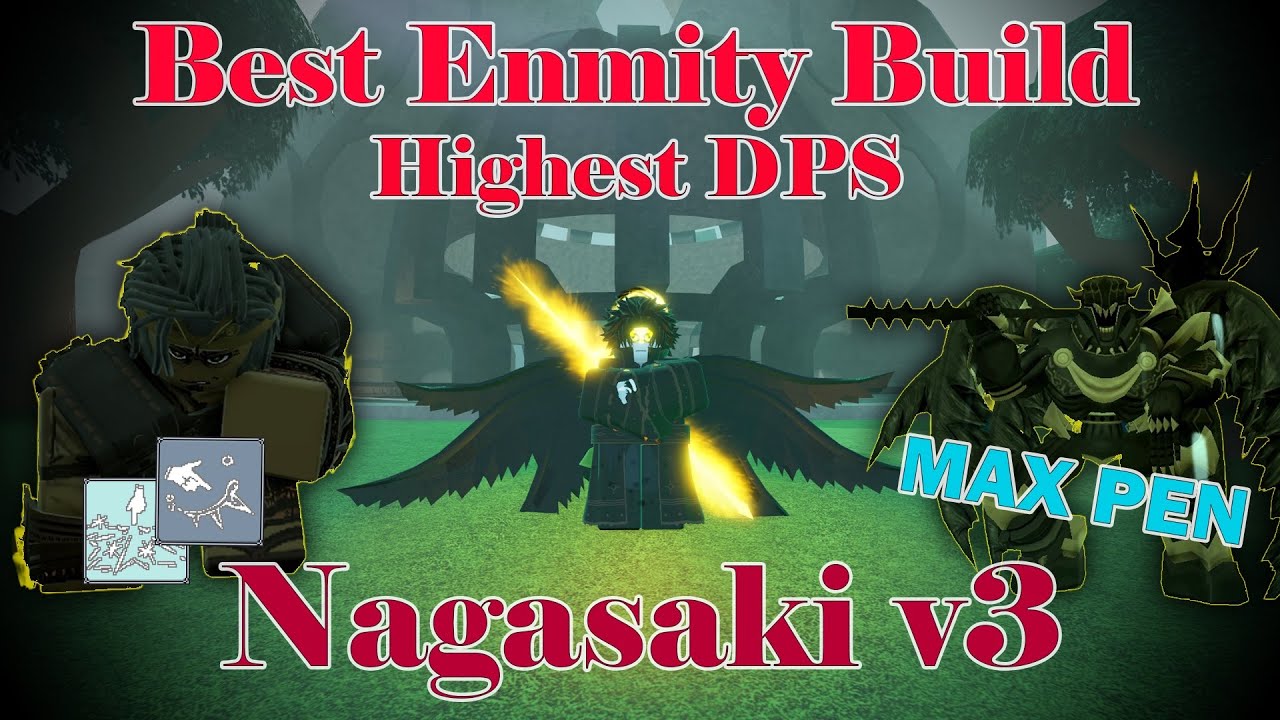 Best Enmity build | Nagasaki v3 | 1 minute Enmity | Deepwoken PvE
